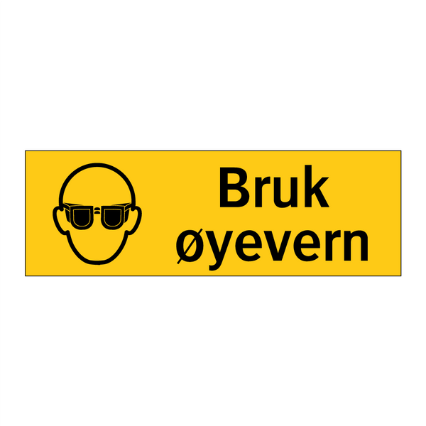 Bruk øyevern