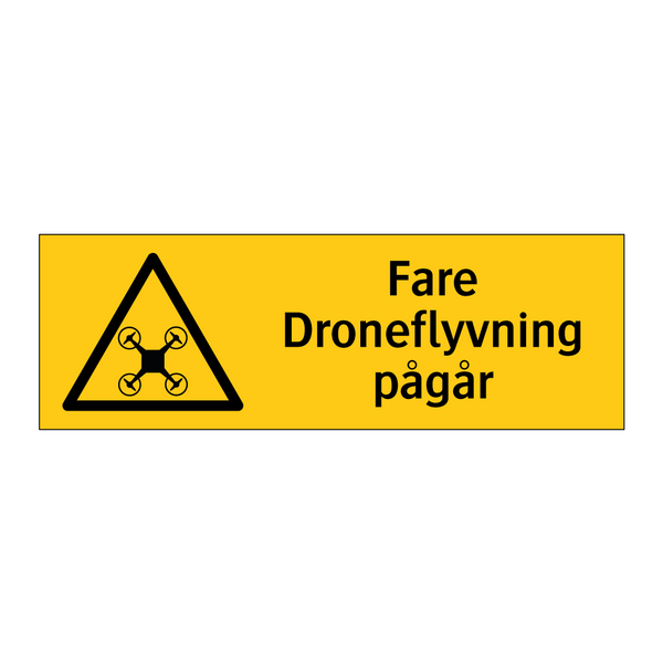 Fare Droneflyvning pågår