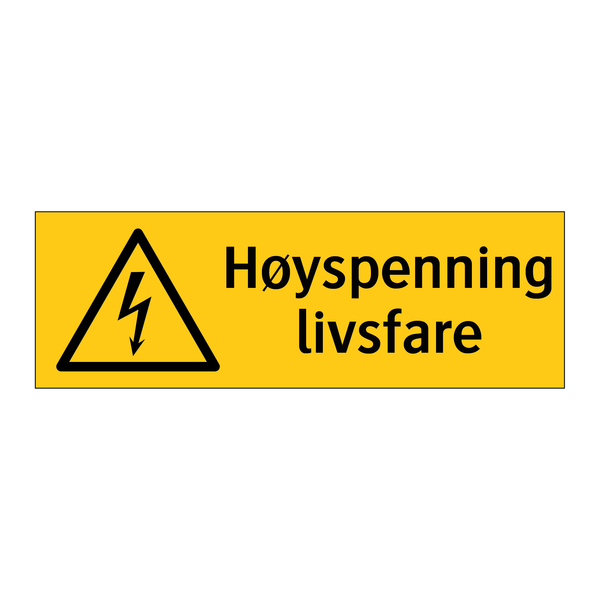 Høyspenning livsfare