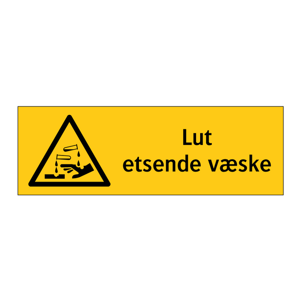 Lut etsende væske