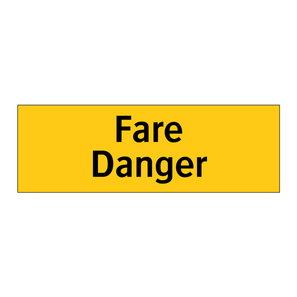 Fare Danger