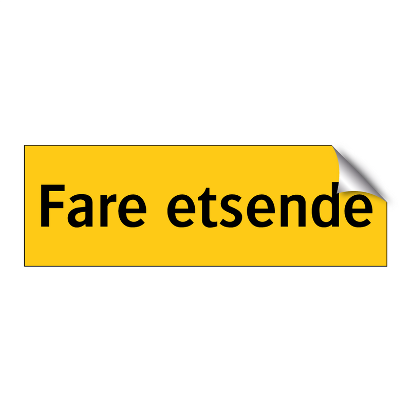 Fare etsende