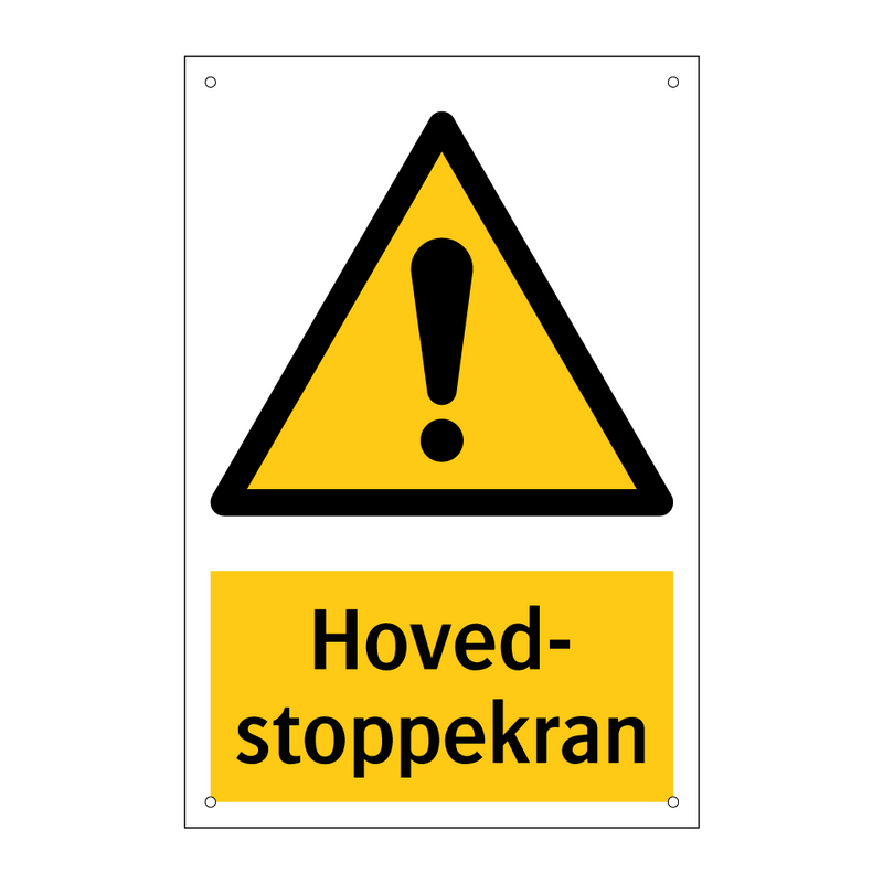 Hovedstoppekran