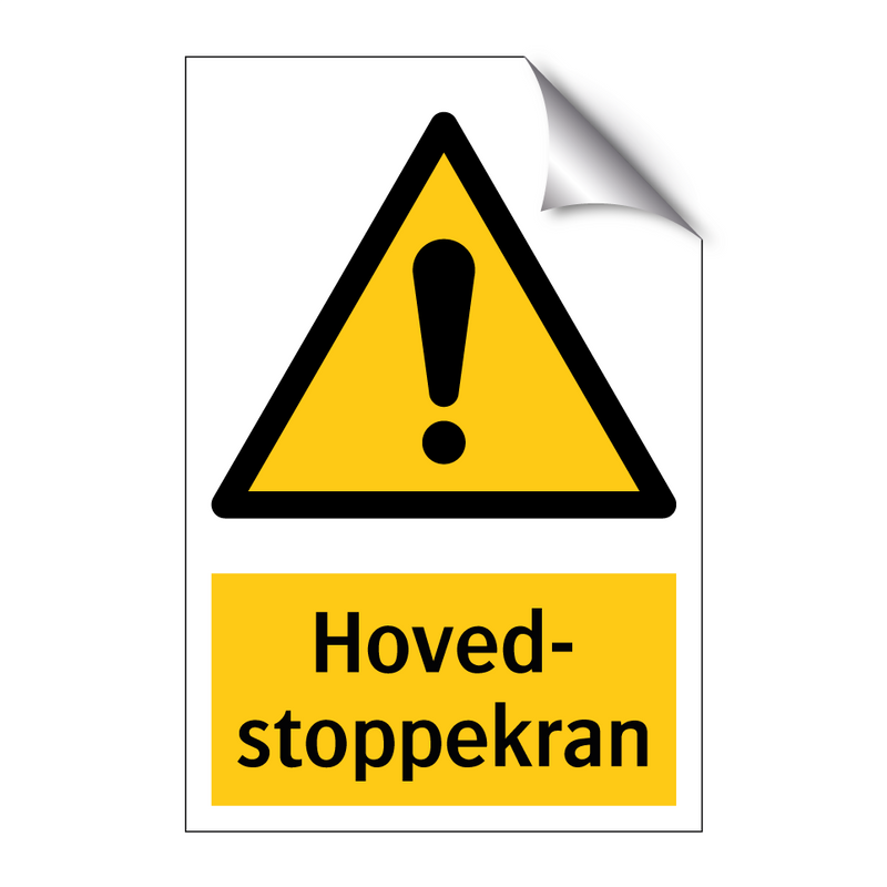 Hovedstoppekran