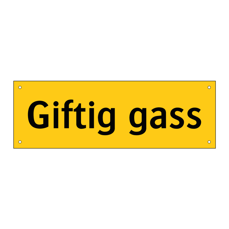 Giftig gass