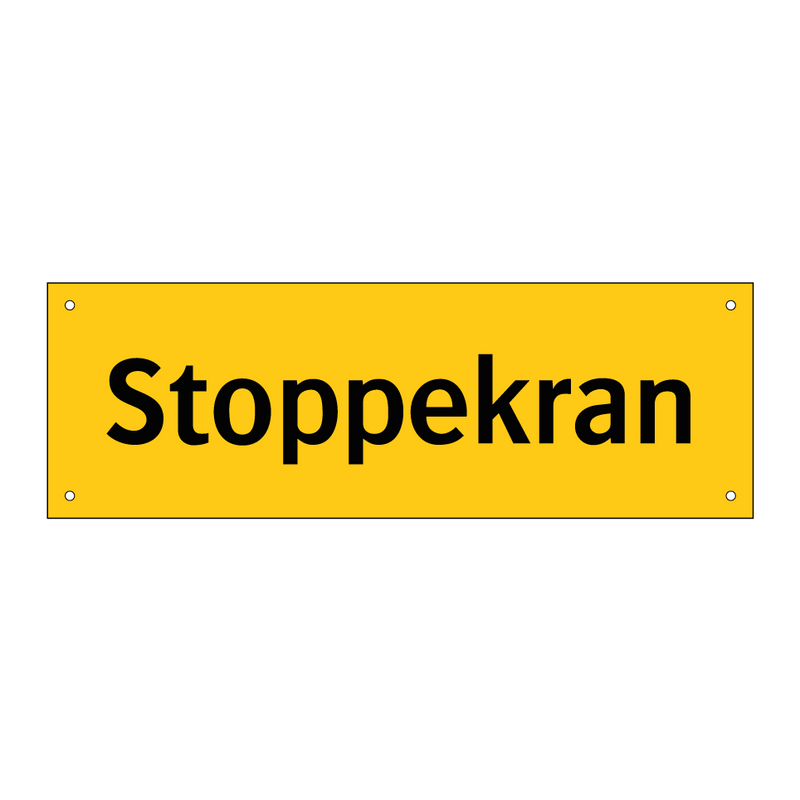 Stoppekran